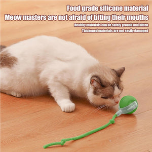 Smart electric rotating toy for indoor cats
