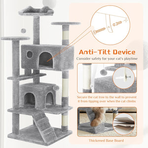 sturdy climbing tree designed for daily cat exercise