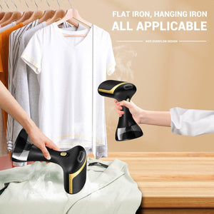 compact travel clothes steamer lightweight design