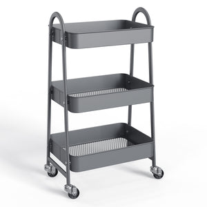 utility cart with wheels smooth rolling and lockable design