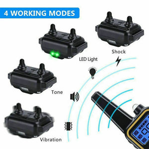 waterproof electric shock dog training collar for outdoor use