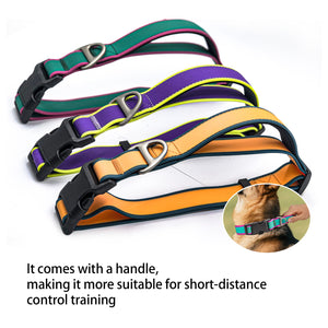 Waterproof tactical dog collar for outdoor walking and training