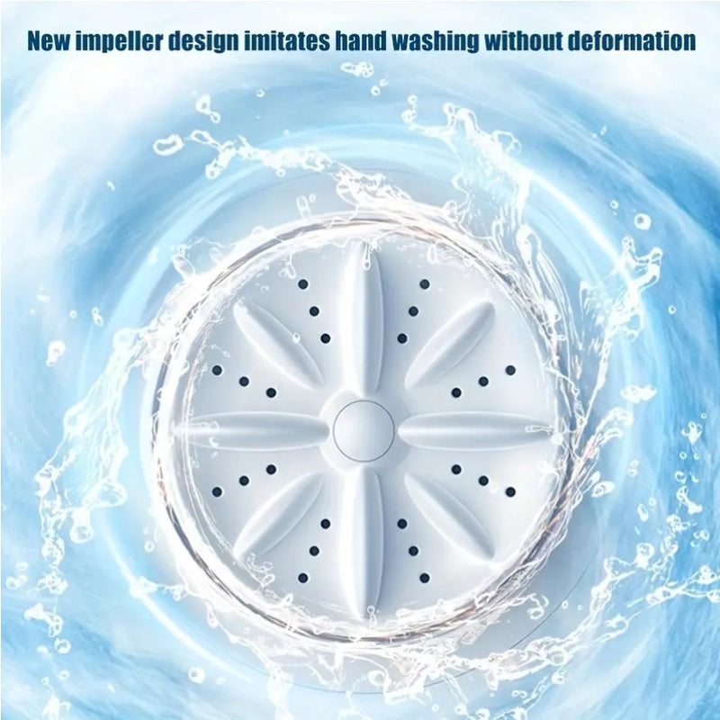 Quiet mini washing machine for cleaning underwear, socks, towels, and baby clothing