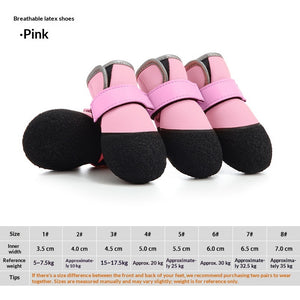 Dog Shoes Available in Multiple Sizes for Different Paw Widths