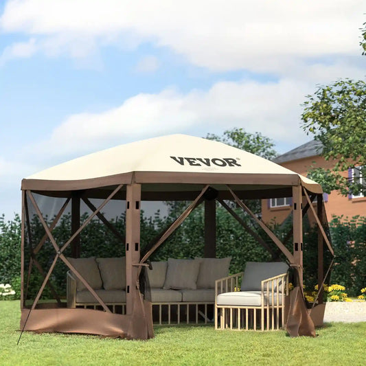 camping gazebo tent mesh windows insect protection airflow 2026