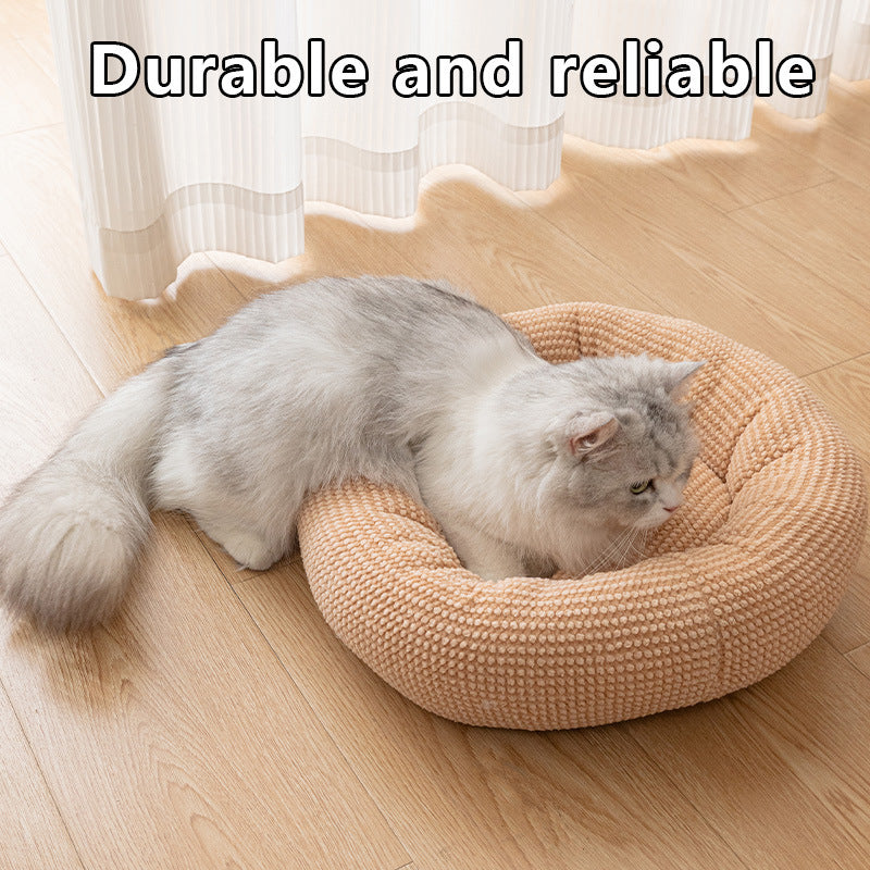 Cozy anti slip dog bed mat for indoor sleeping