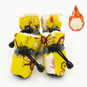 Breathable non slip pet dog shoes with soft soles