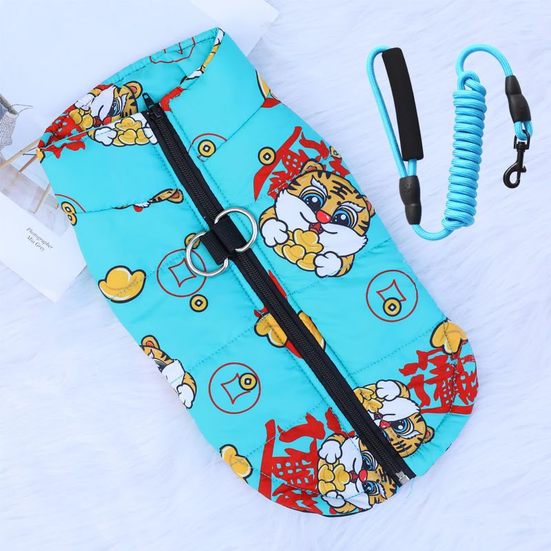 Blue airplane bear cotton dog clothing
