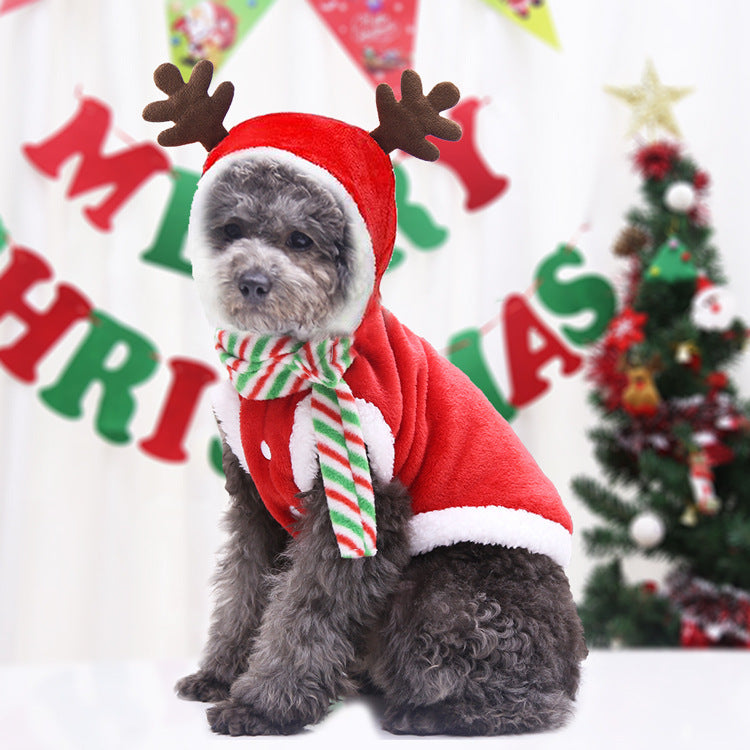 Christmas dog clothes cute holiday pet outfit