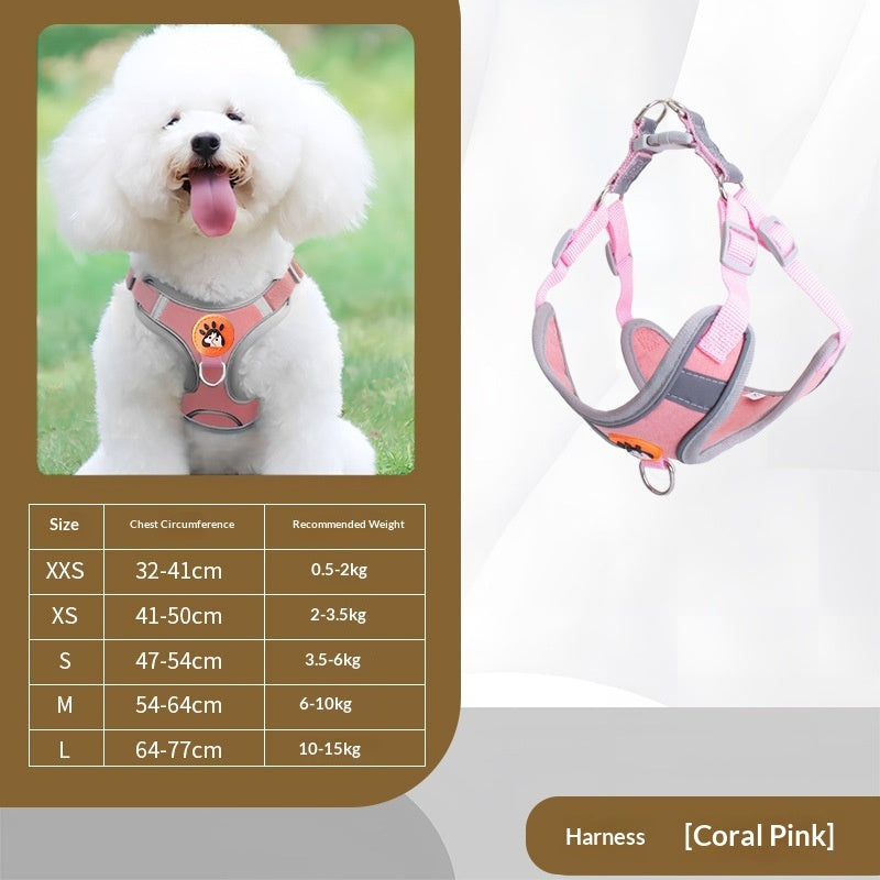 Classic Black Dog Harness for Everyday Outdoor Walks