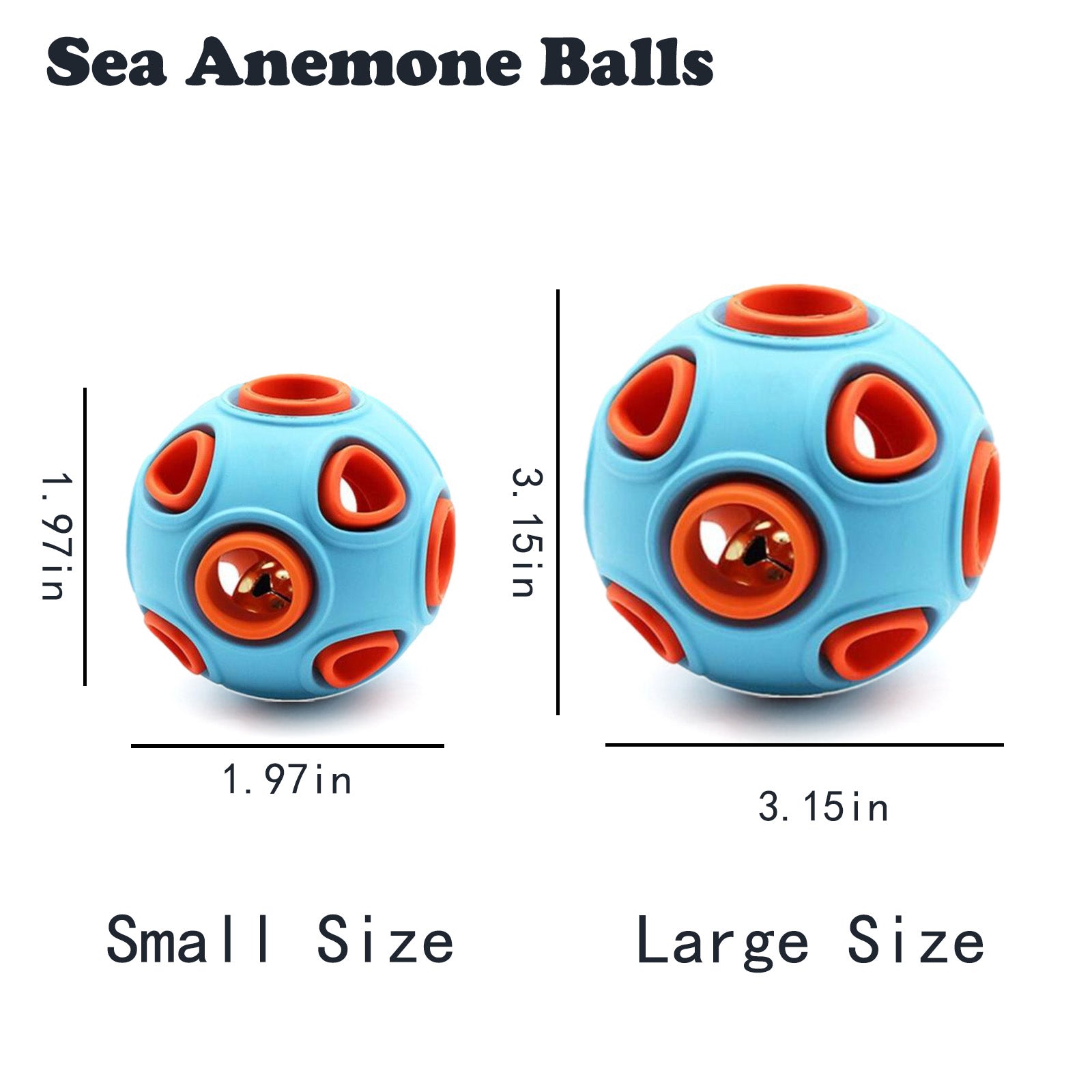 Two pack interactive dog ball toys