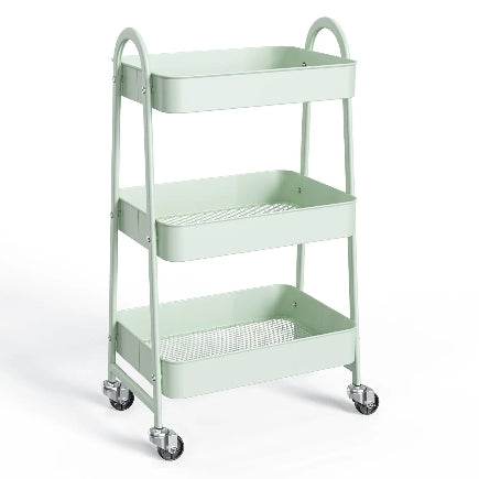 narrow rolling storage cart for small spaces between fridge and cabinet organizer with wheels
