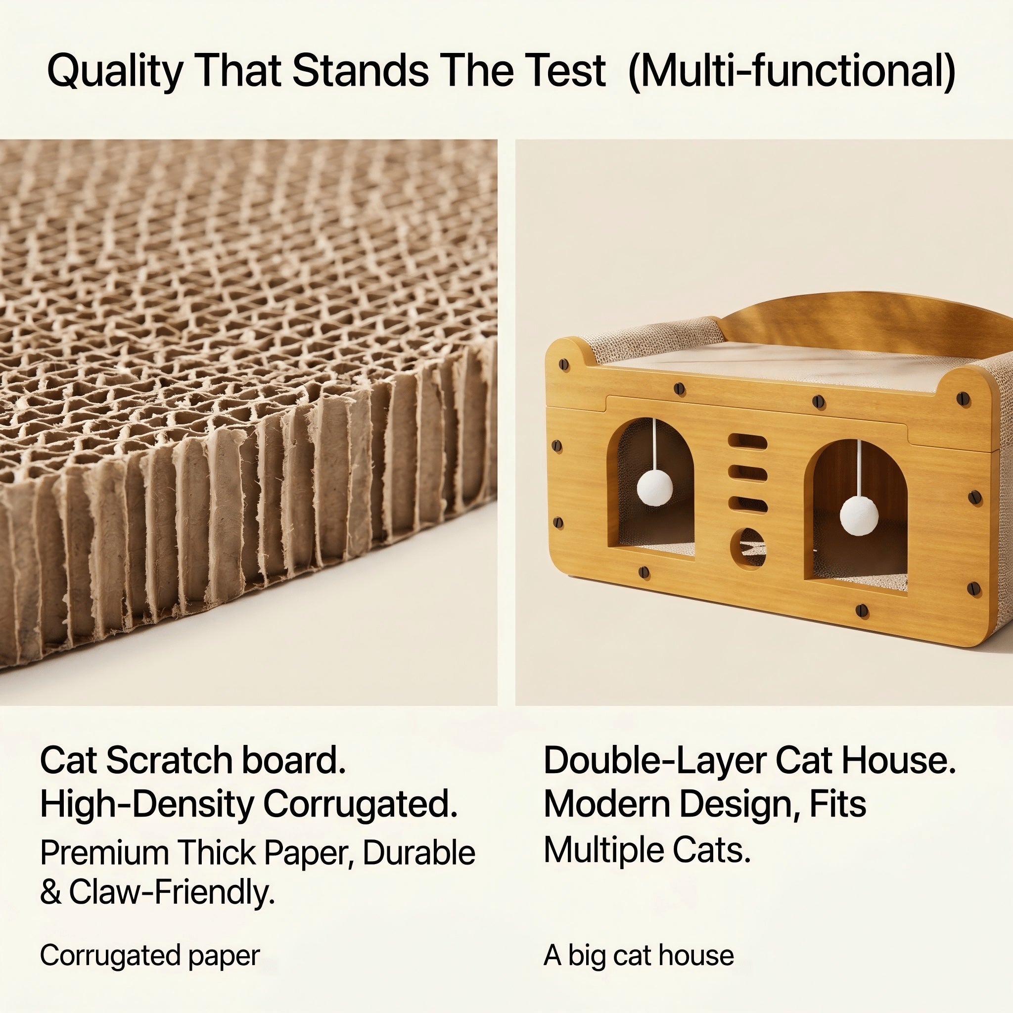 Indoor Cat Play And Rest House