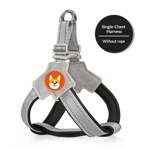 Close-Up of Breathable Nylon Dog Harness Design