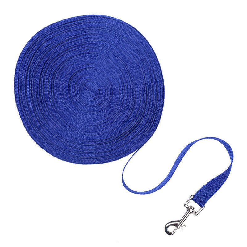 Black Long Dog Training Lead for Outdoor Practice