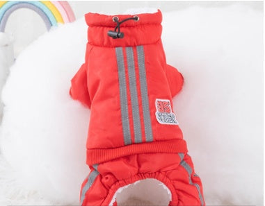 Pink cotton dog vest for small dogs