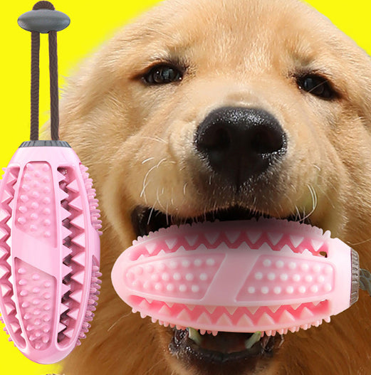 Red and Blue Interactive Suction Cup Dog Toy