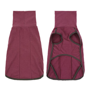 Wine Red Knit Sweater for Dogs