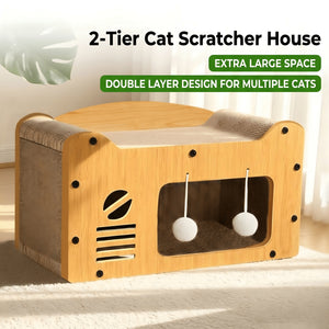 Premium Wooden Cat Furniture Set