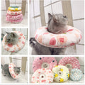 Cute soft cotton cat collar with cartoon print design