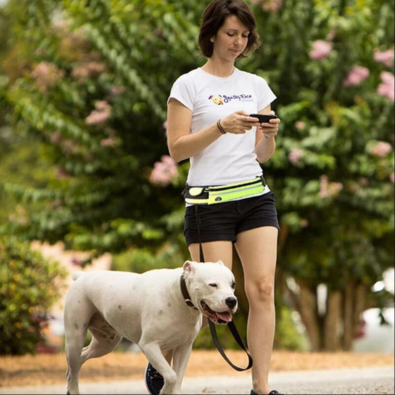 Adjustable Waist Dog Leash for Running