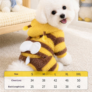 Funny cockroach transformation costume for dogs