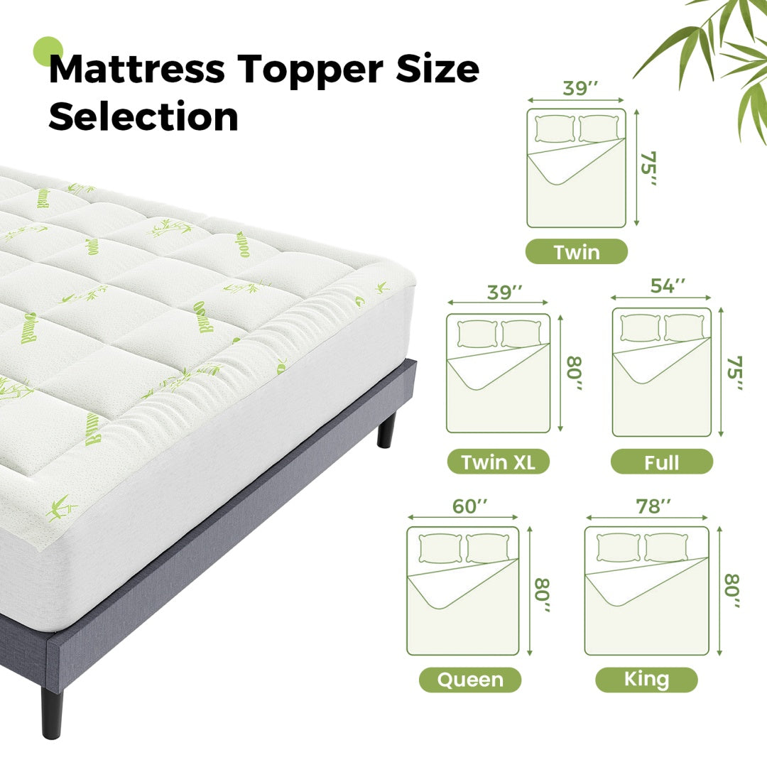 Thickened viscose filling mattress pad providing cloud-like sleeping comfort