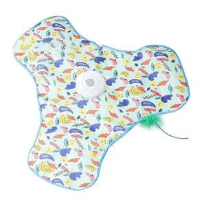 Graffiti design starfish cat hunting toy