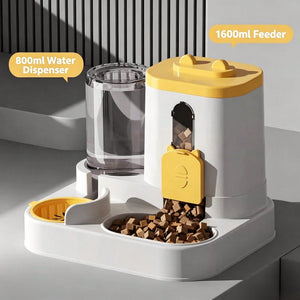Four Color Pet Feeding Bowl Set