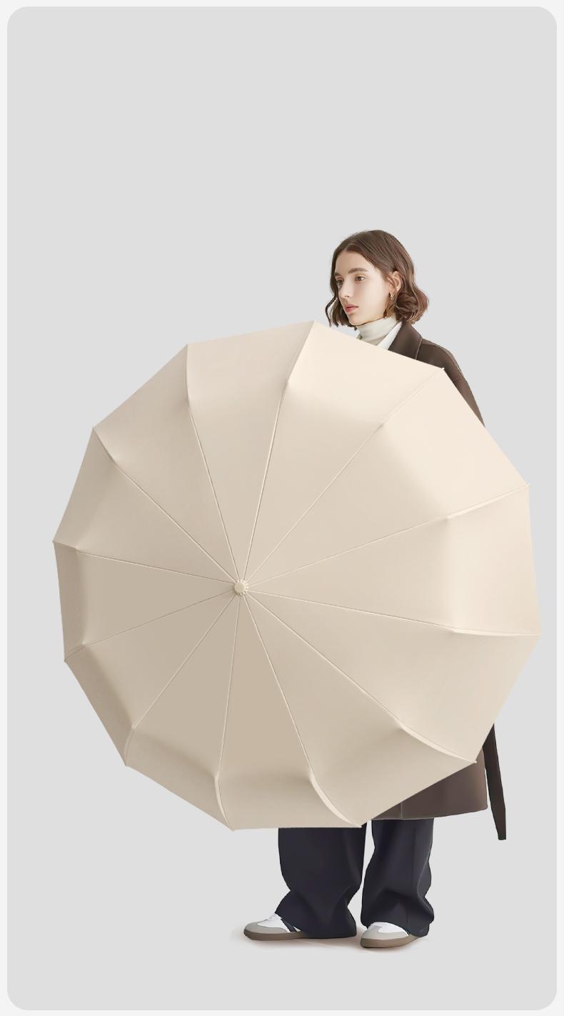 Heavy-duty automatic umbrella ideal for commuting, walking, and outdoor activities