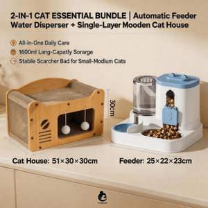 Automatic Cat Feeder And Water Dispenser