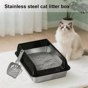 High Sided Anti Splash Cat Litter Box