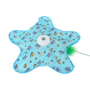 Full product packaging box view of cat toy set