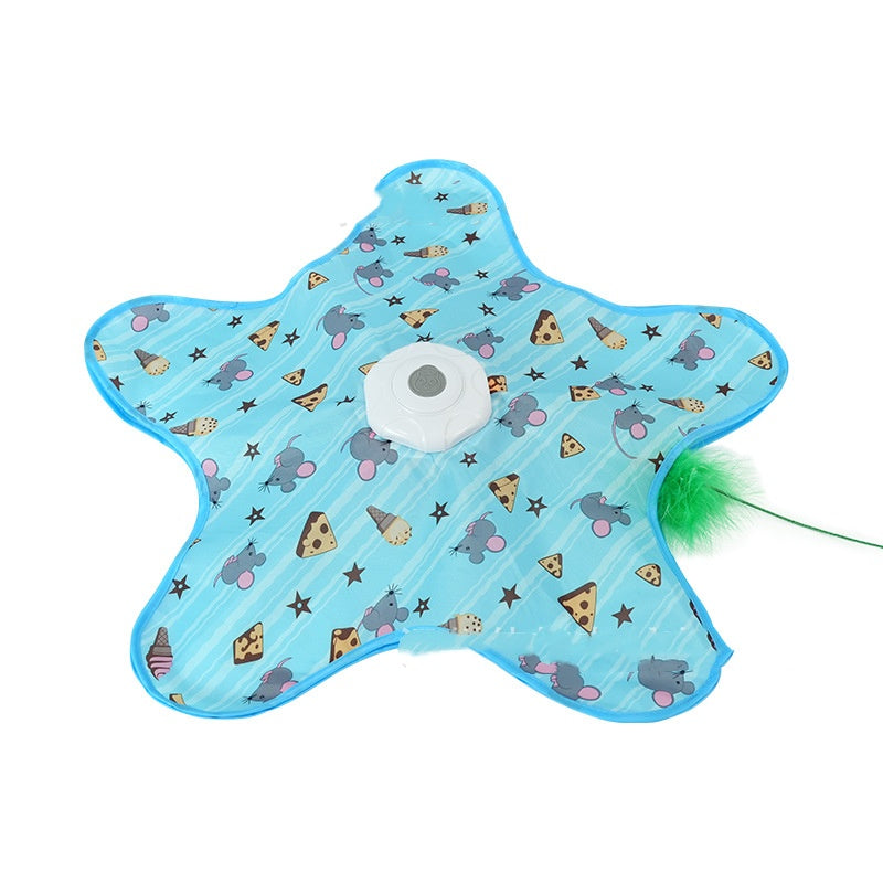 Full product packaging box view of cat toy set