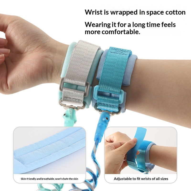 Hands-free wrist dog leash for comfortable outdoor walks