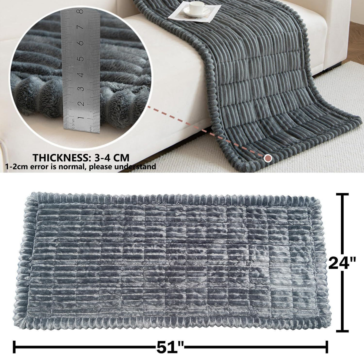 Light gray dog and cat car seat cover