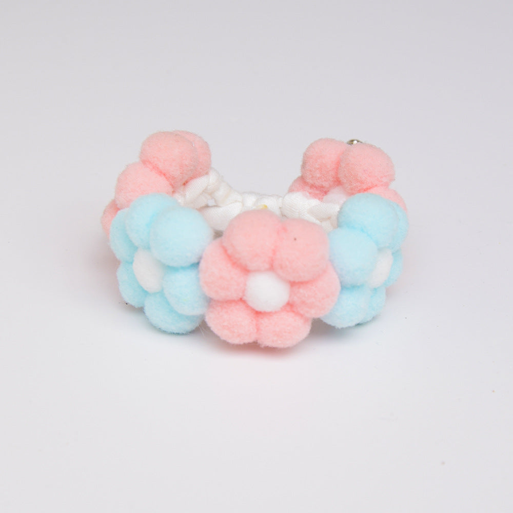 Cute Floral Cat Scarf Collar