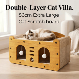Ergonomic Cat Bed With Neck Support