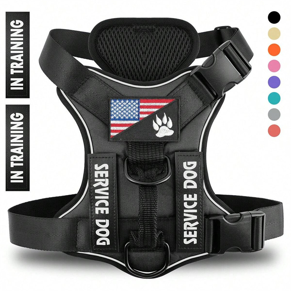 adjustable dog harness vest for small medium large dogs