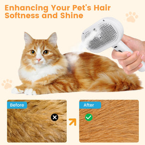 anti shedding cat brush for removing loose fur easily