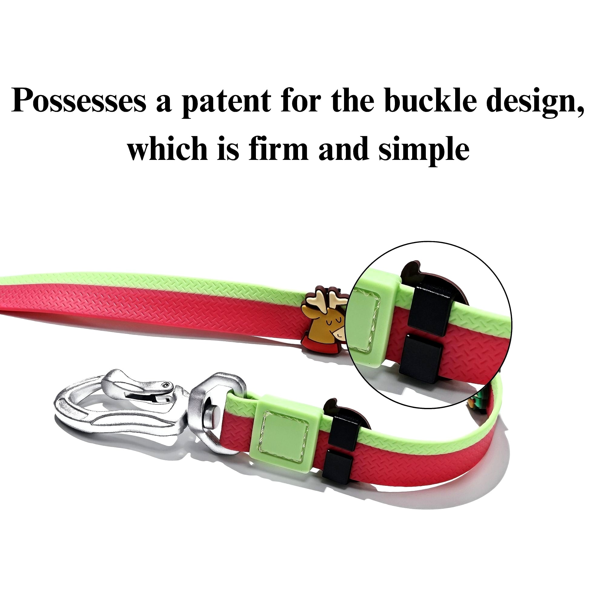 Anti-slip embossed pet leash for better walking control