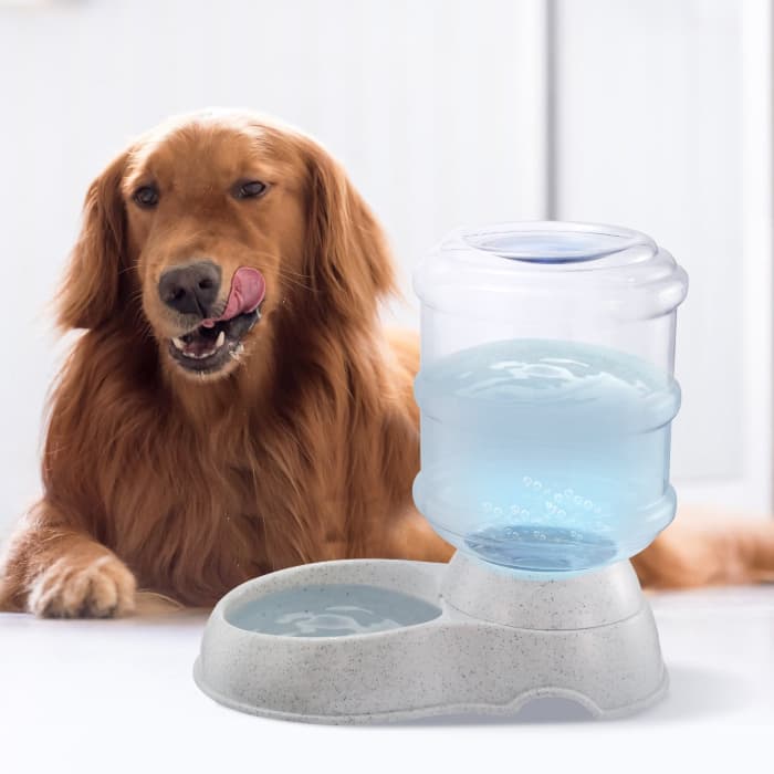 Automatic gravity pet water dispenser for cats and dogs