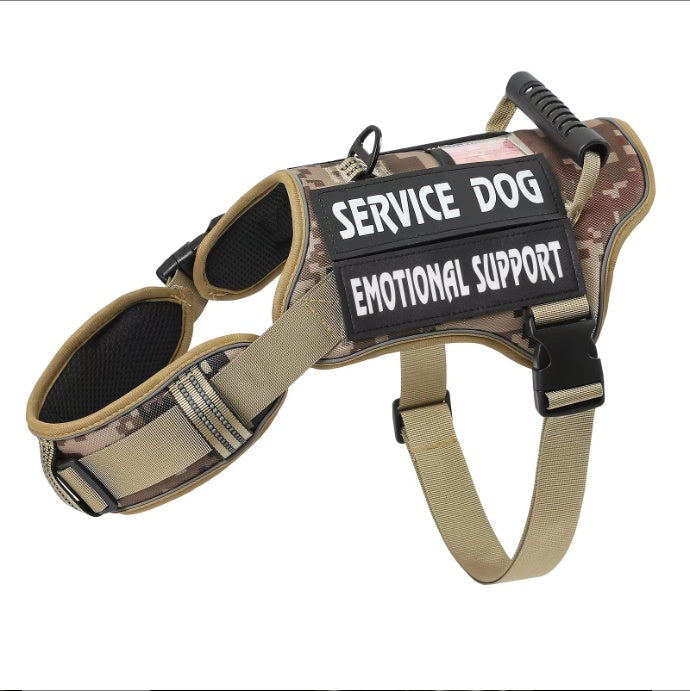 Camouflage Tactical Dog Harness