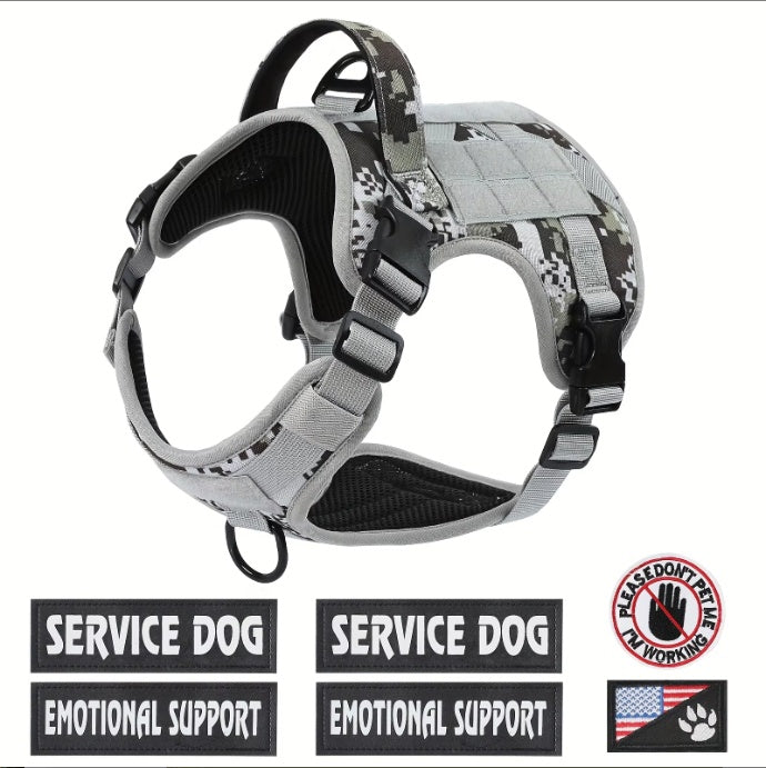 camouflage tactical dog harness stylish outdoor pet gear