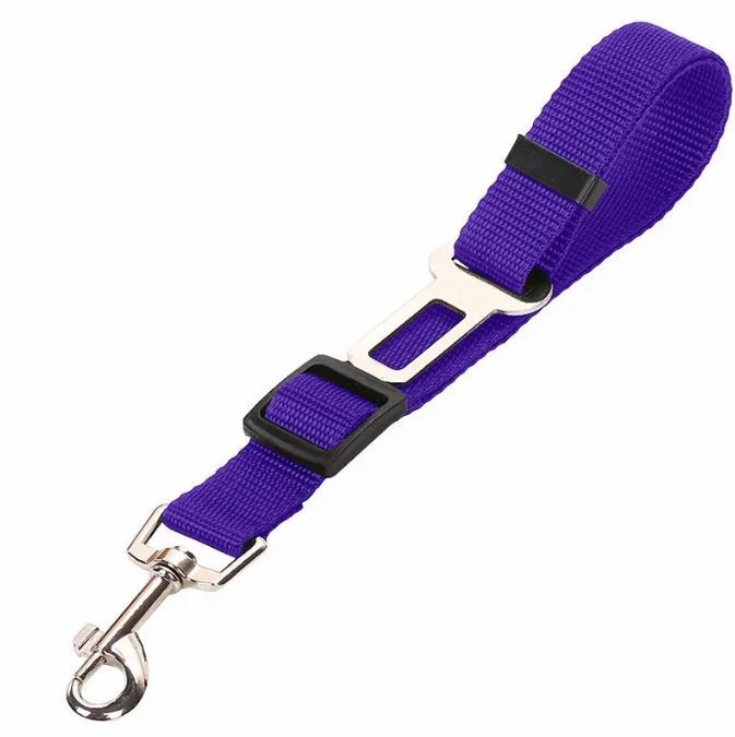 Dog car safety leash strap for secure driving travel