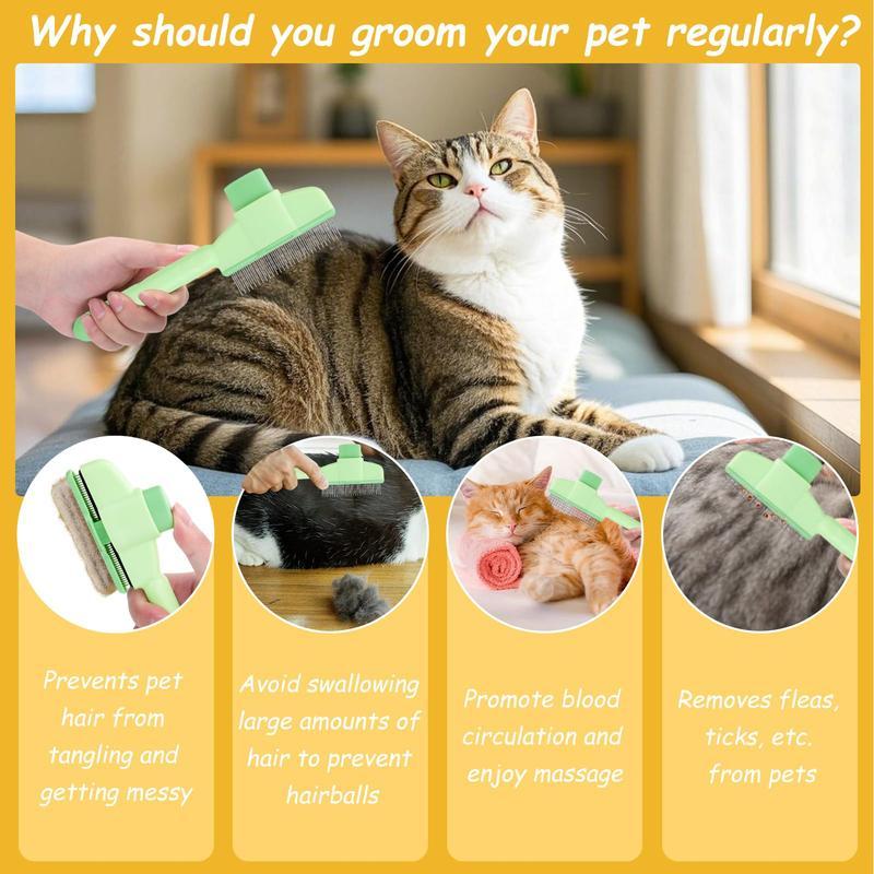 Hair removal comb for cats and dogs