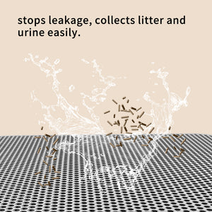 Cat litter trapper mat for cleaner floors