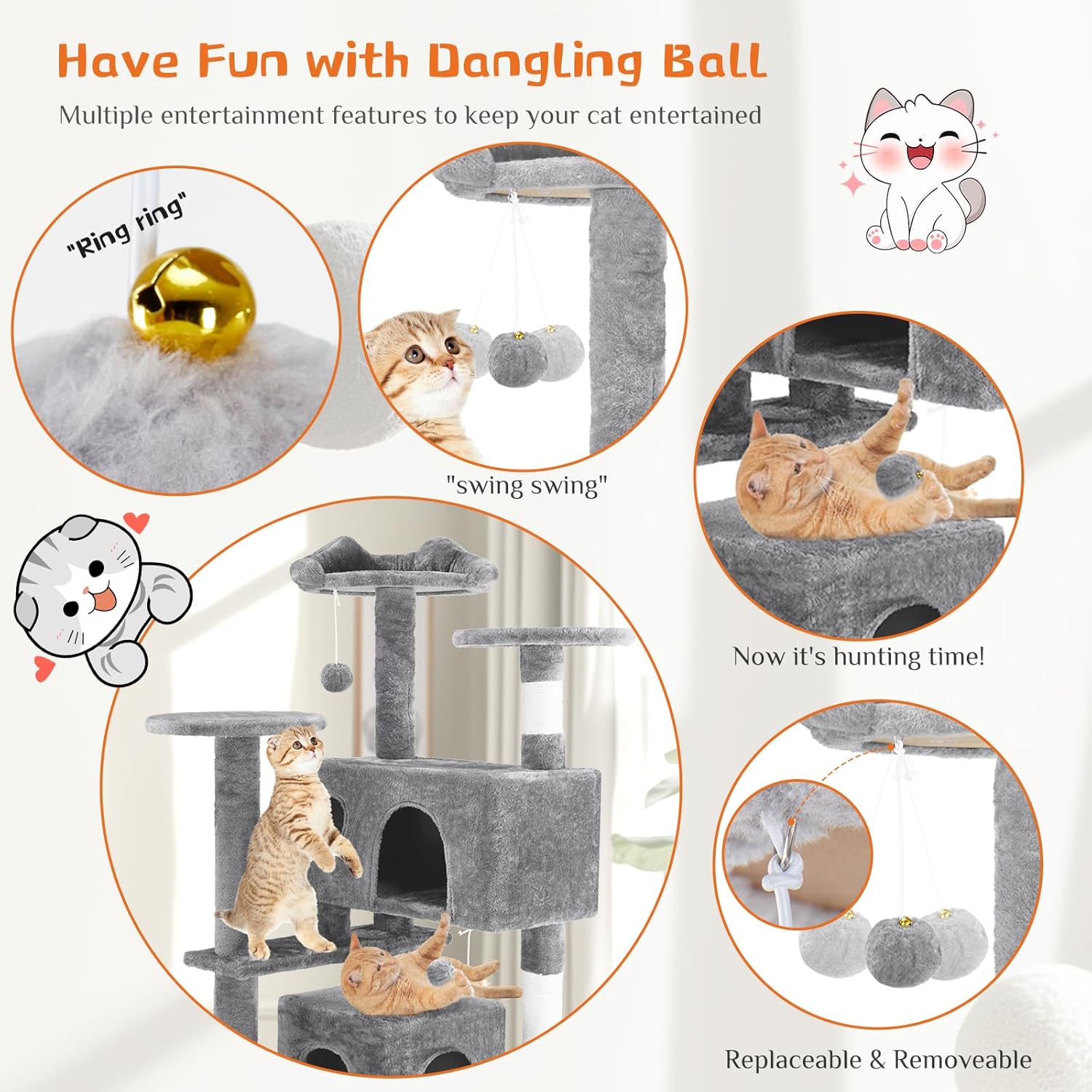 comfortable resting platforms for indoor cats