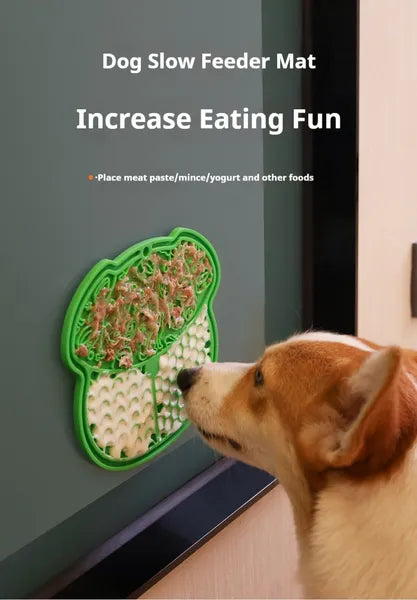Cat slow feeder mat for healthy eating
