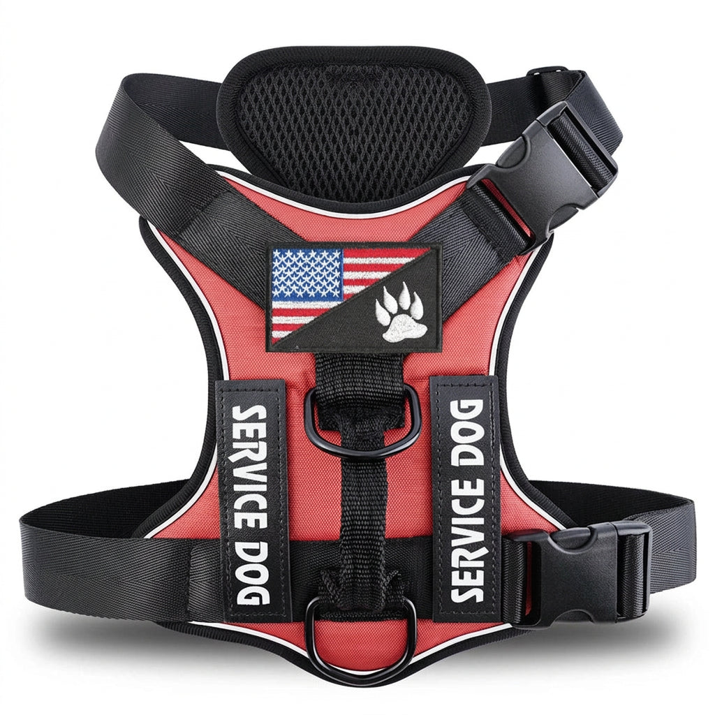 comfortable reflective pet walking harness for dogs